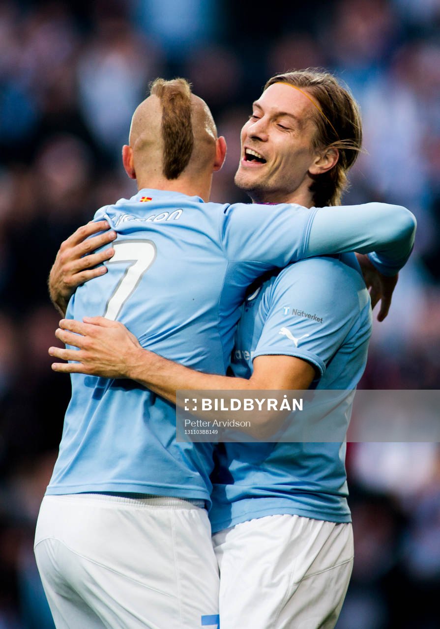 Malmös  Markus Halsti jublar