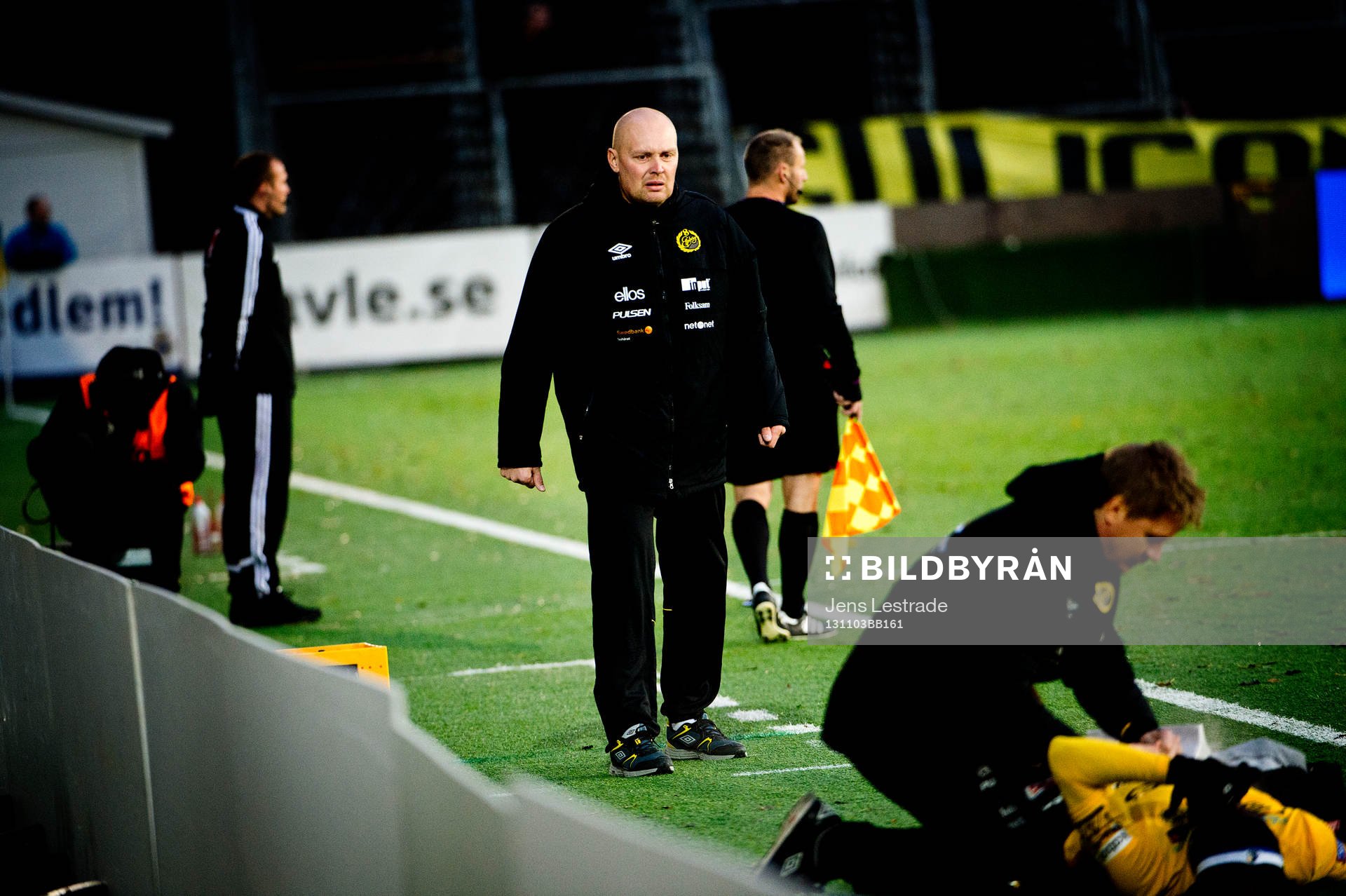 Elfsborgs tränare Klas Ingesson i första halvlek