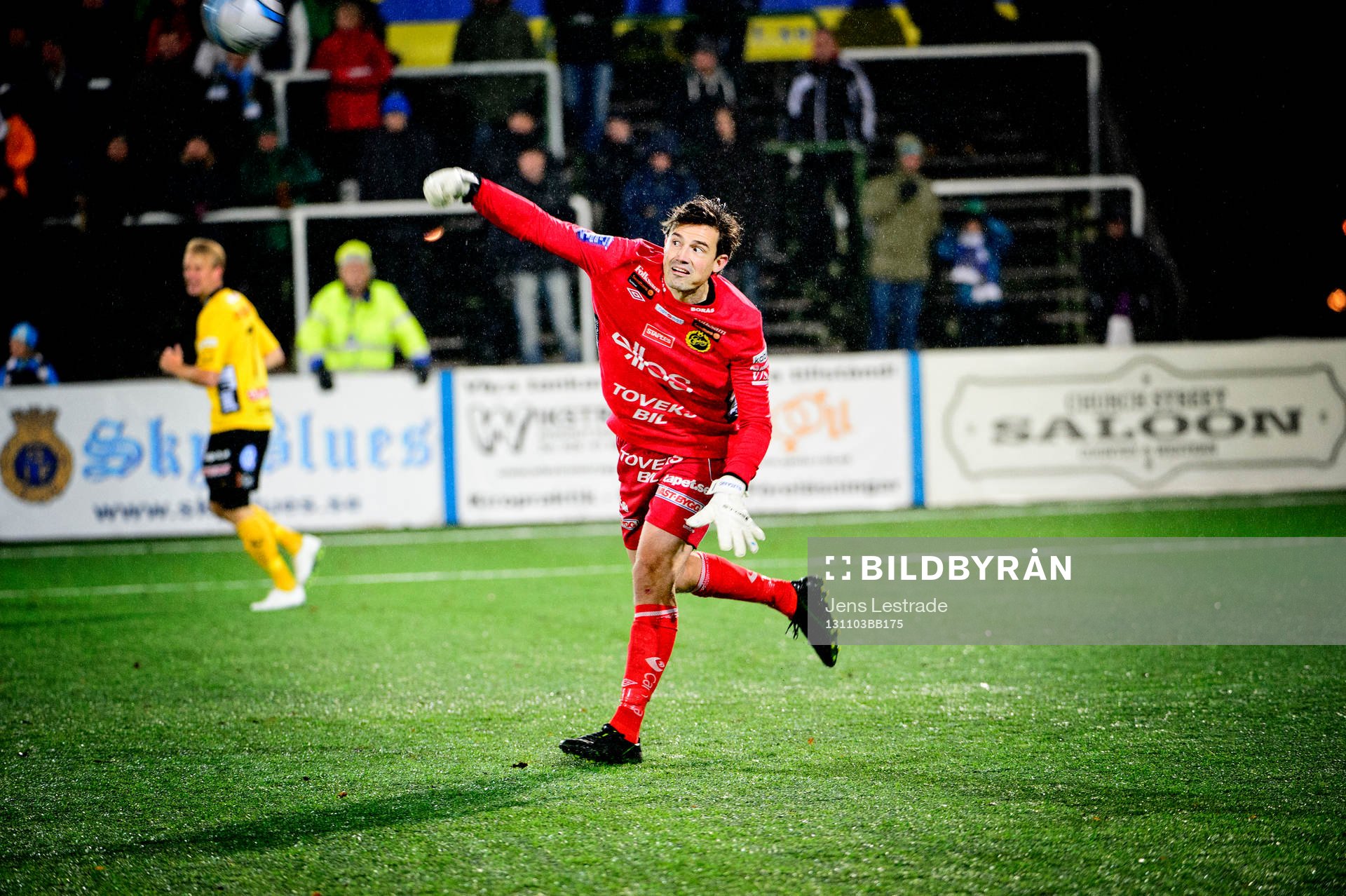 Elfsborgs målvakt Kevin Stuhr-Ellegaard i andra halvlek
