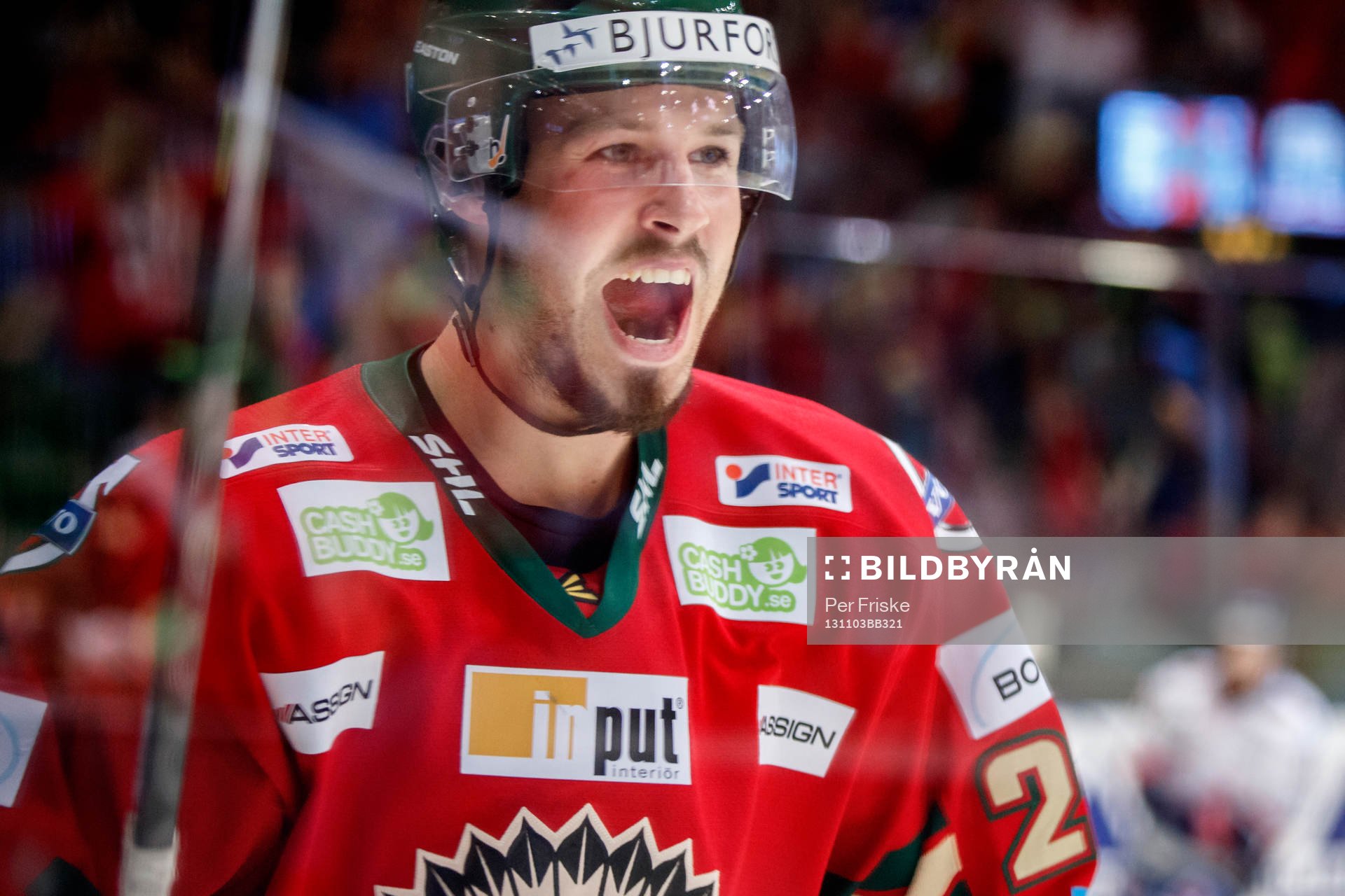 Frölundas Dick Axelsson jublar