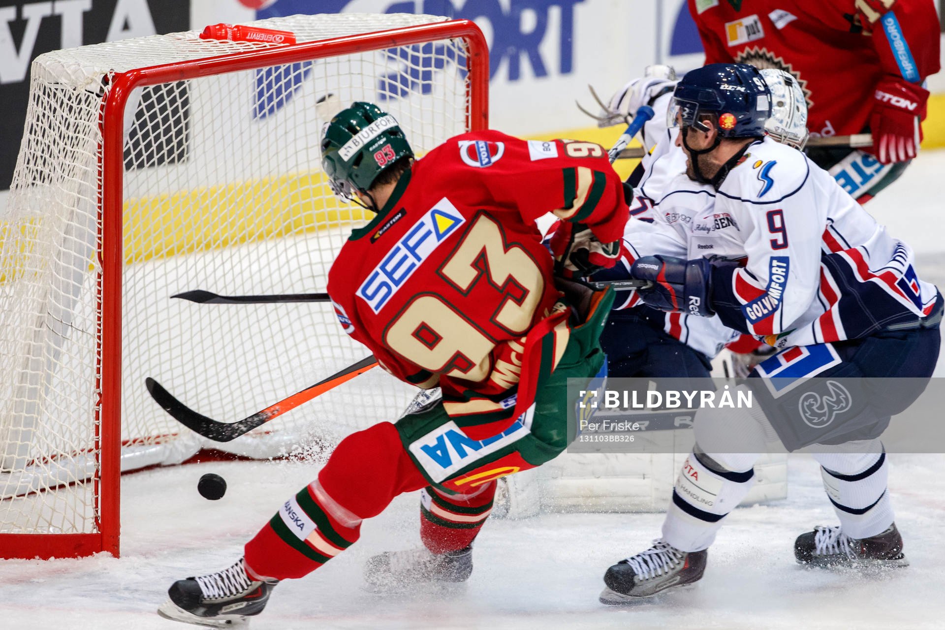 Frölundas Evan McGrath kvitterar till 2-2