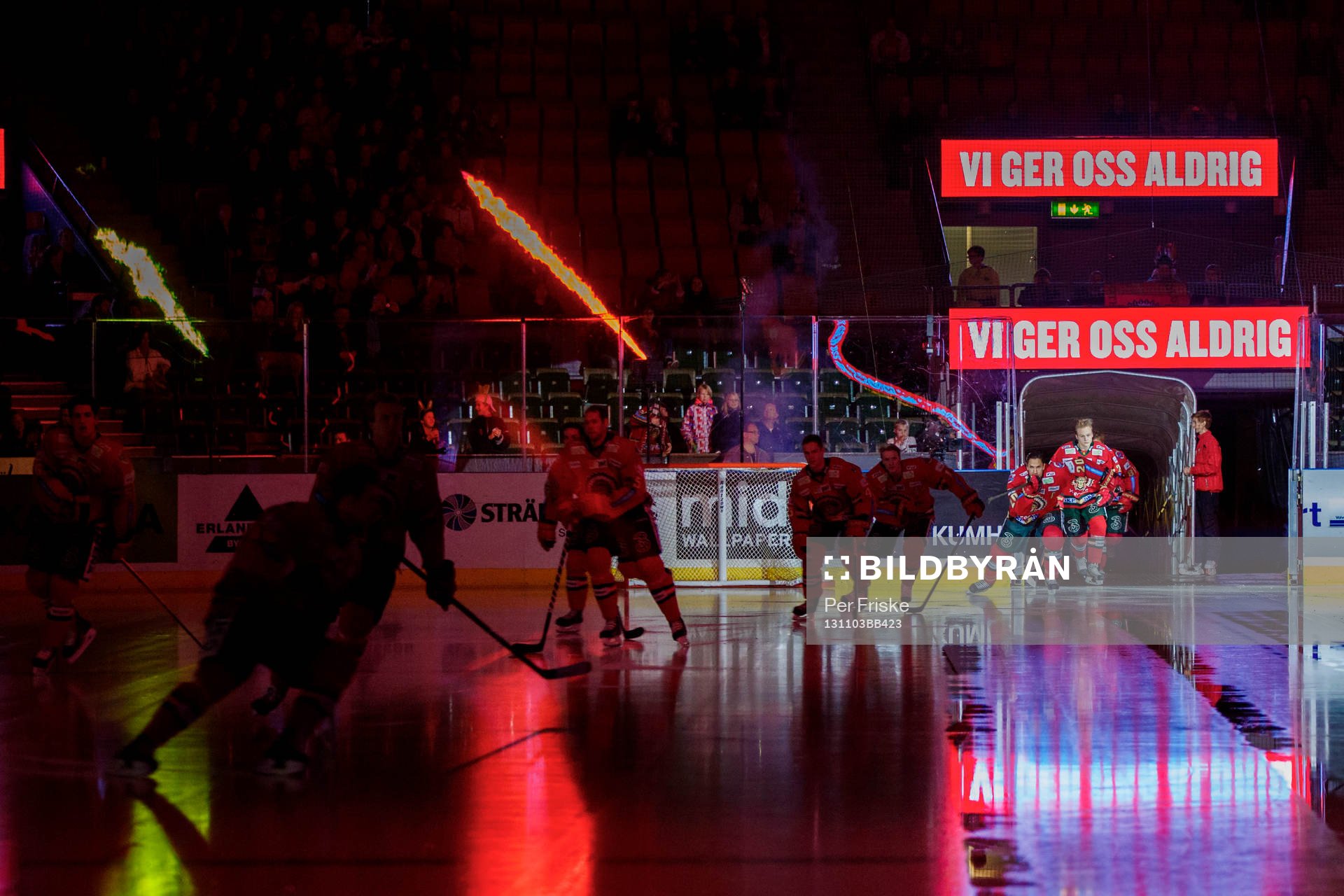 Frölundas spelare gör entre