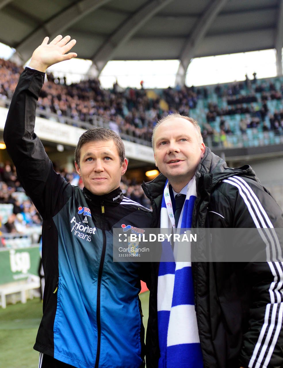 IFK Göteborgs Sportchef Håkan Mild avtackar Hannes