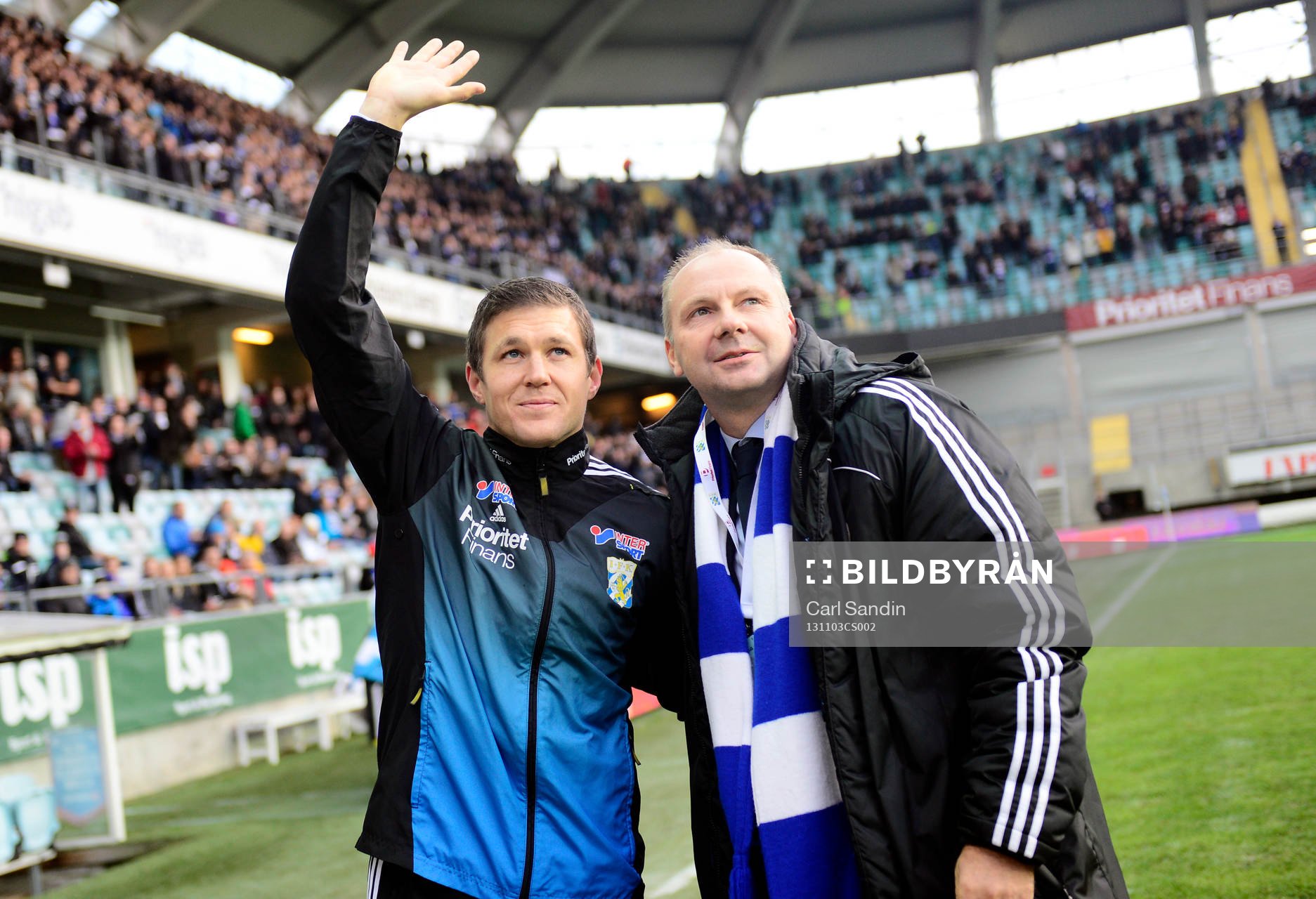 IFK Göteborgs Sportchef Håkan Mild avtackar Hannes