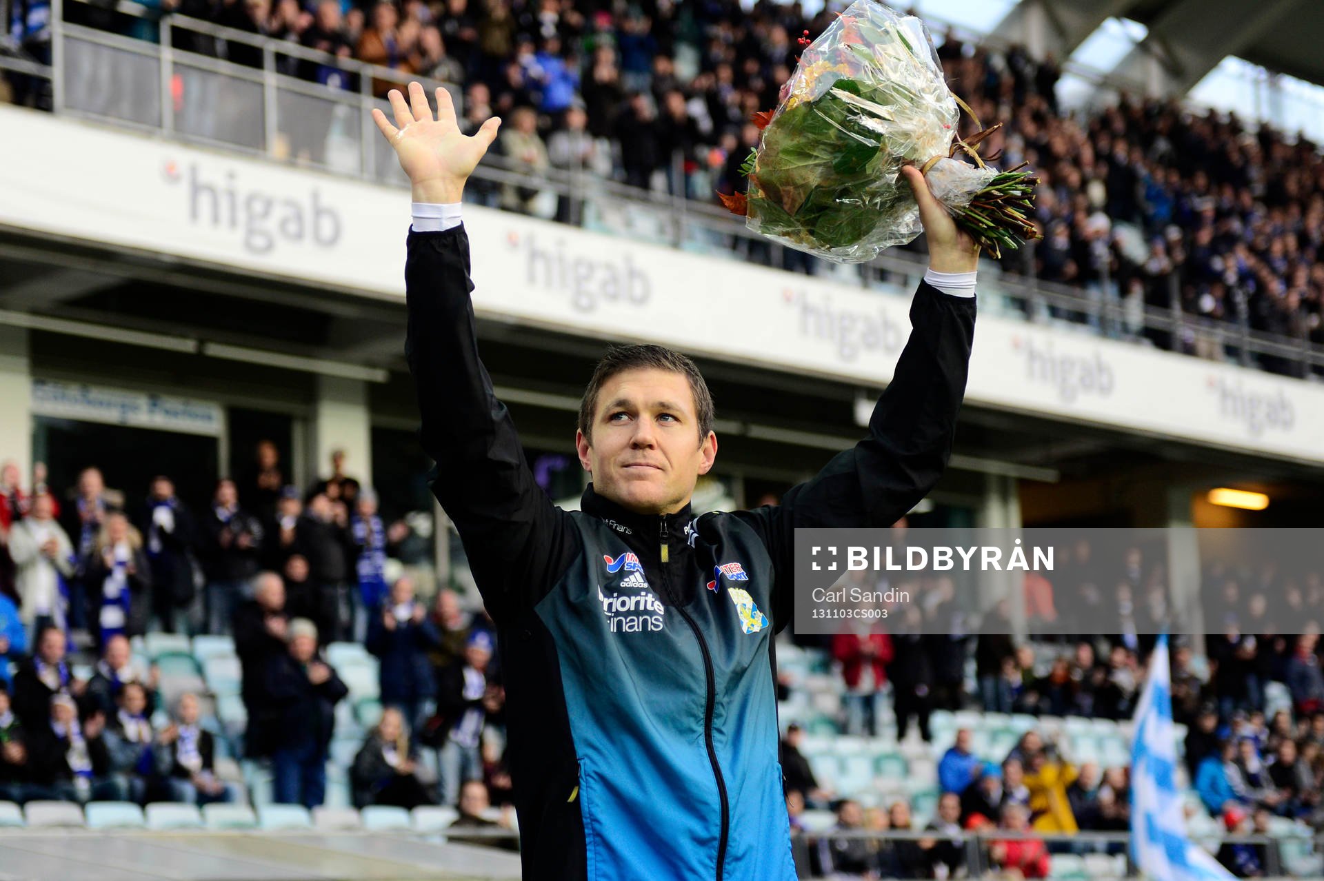 IFK Göteborgs Hannes Stiller avtackas innan