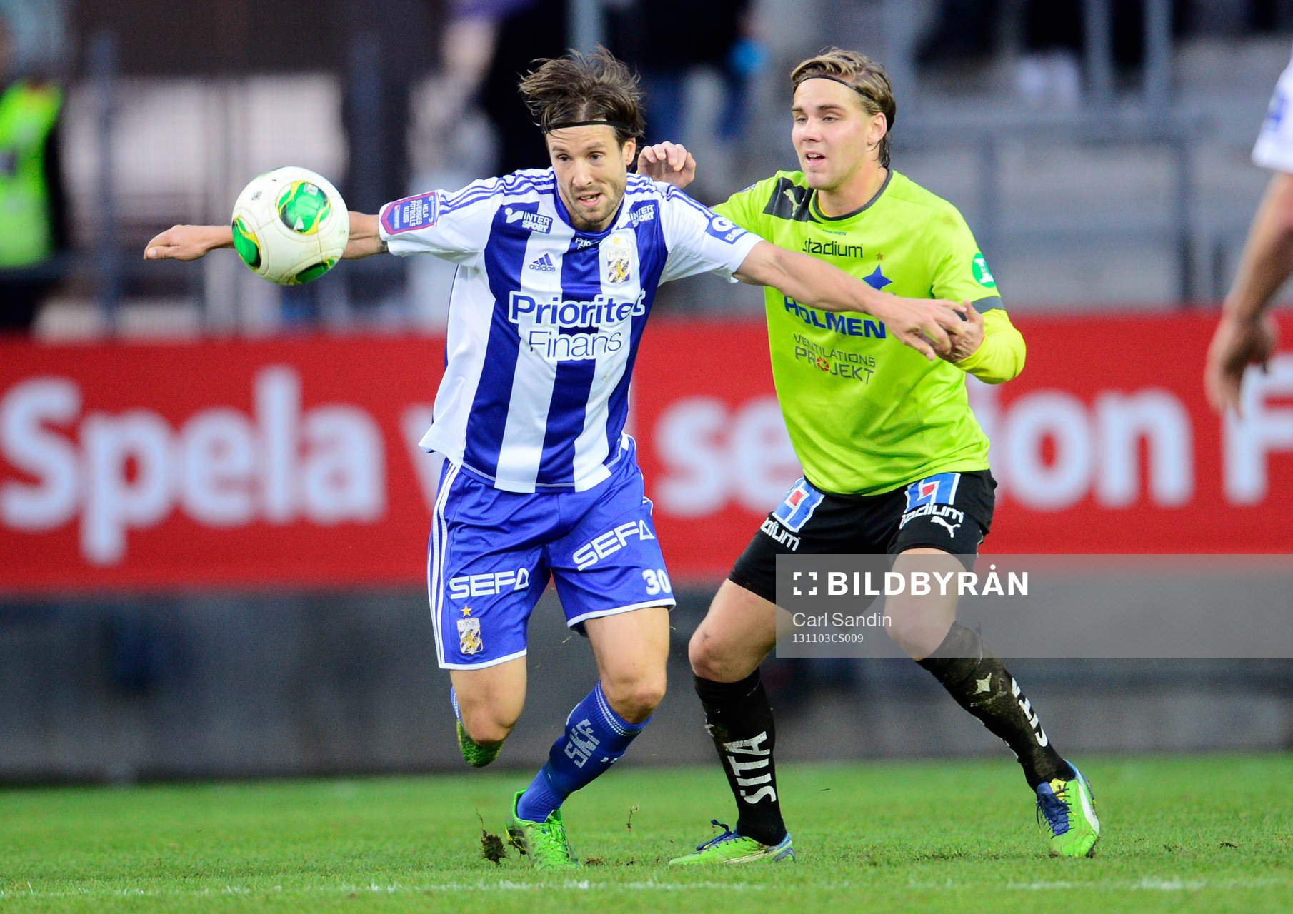 IFK Göteborgs Mattias Bjärsmyr och Norrköpings