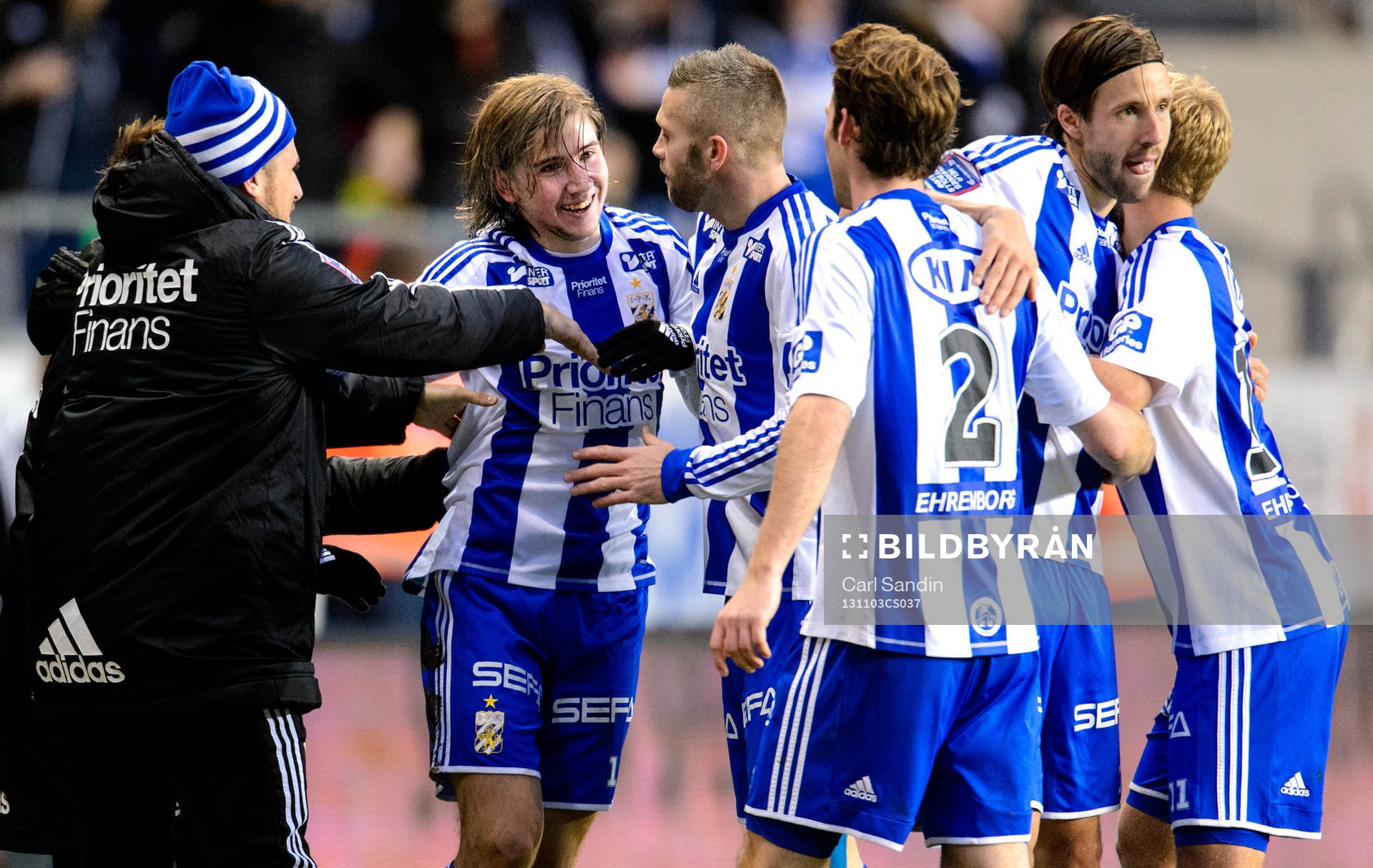 IFK Göteborgs Darijan Bojanic firar med laget