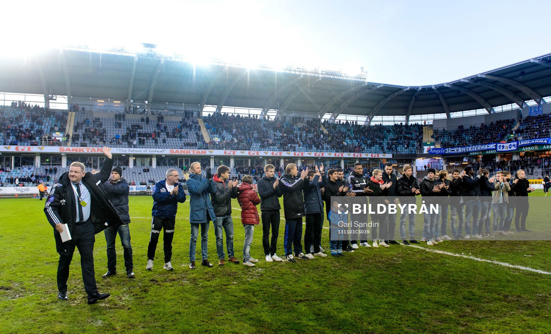 IFK Göteborgs U19 hyllas på Gamla Ullevi