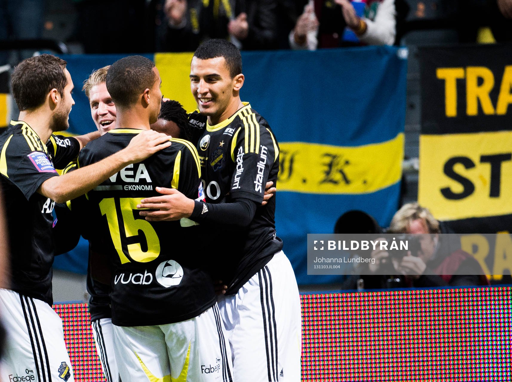 under fotbollsmatchen i Allsvenskan mellan AIK och