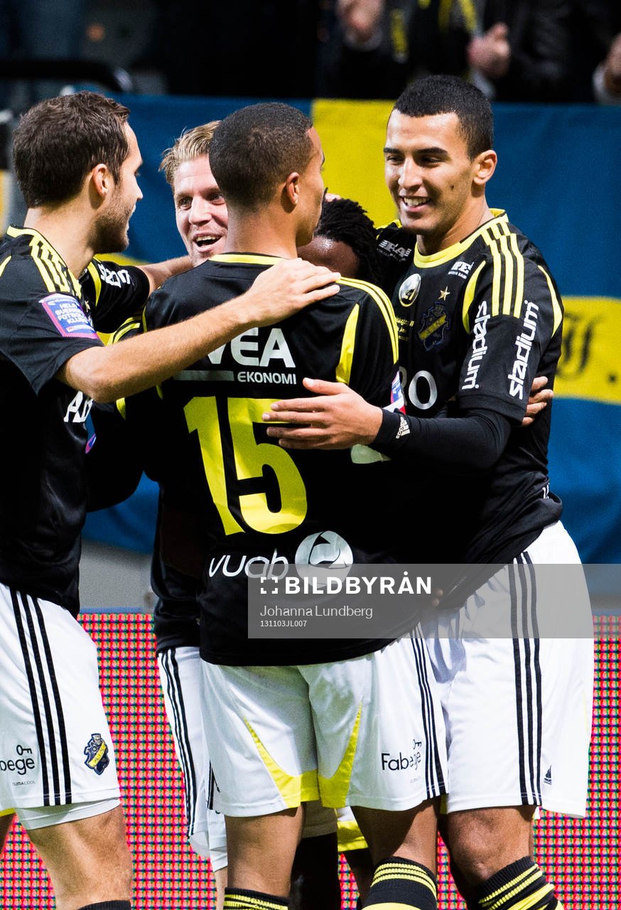 under fotbollsmatchen i Allsvenskan mellan AIK och