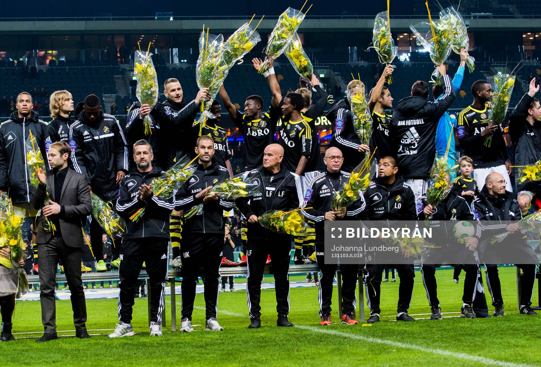 prisutdelning till AIK