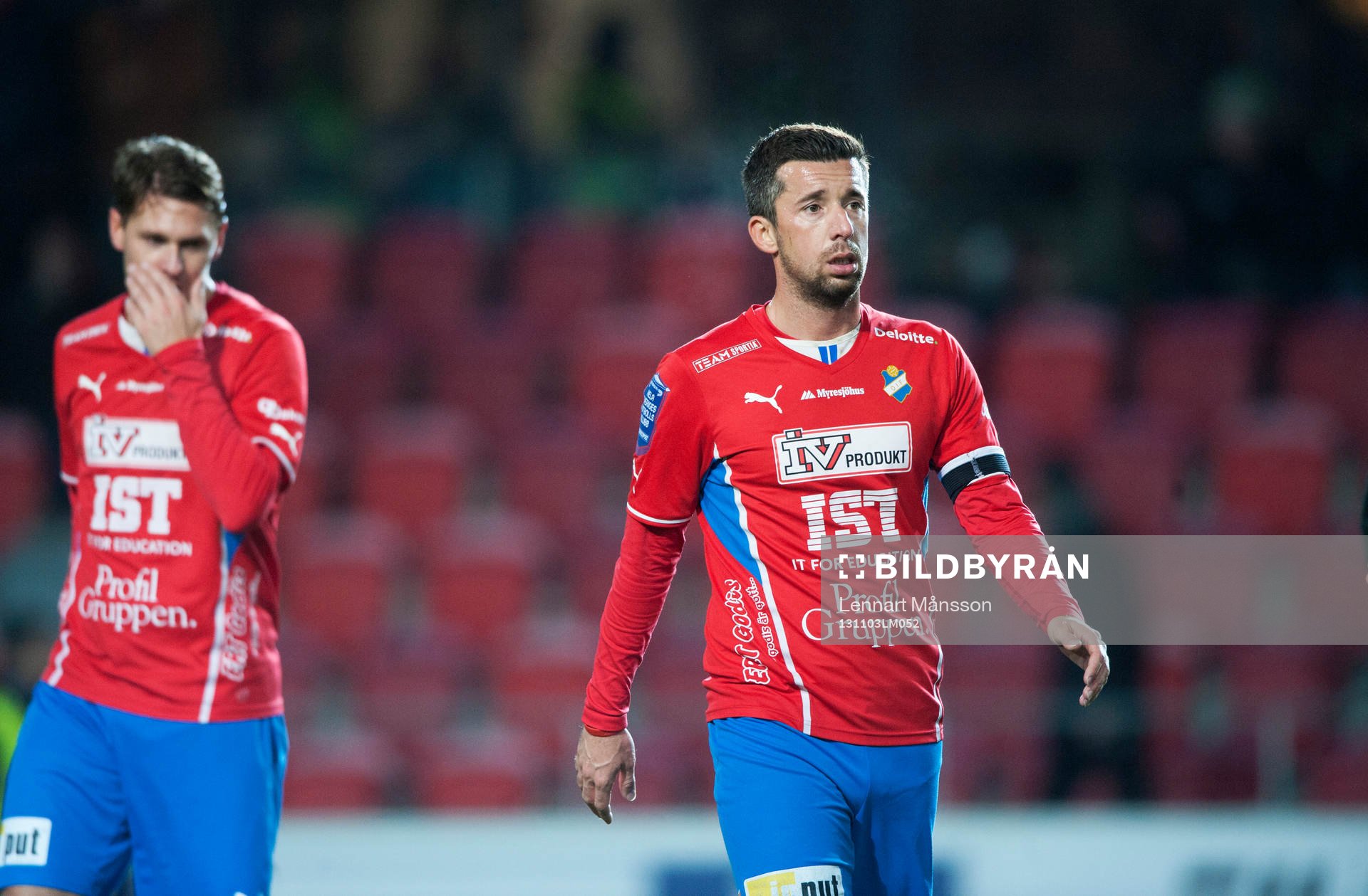 Slutsignal och Östers Freddy Söderberg och Denis Velic