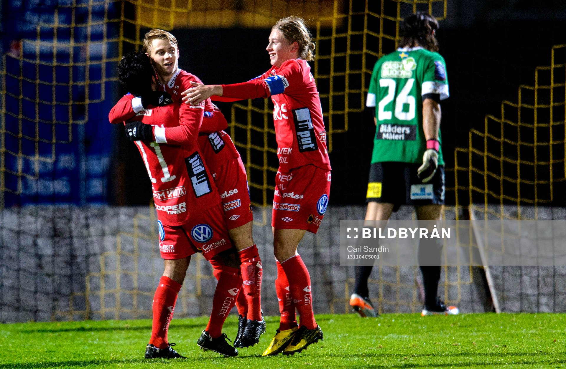 Elfsborgs Arjan Mostafa, Simon Hedlund och Anton Andreasson