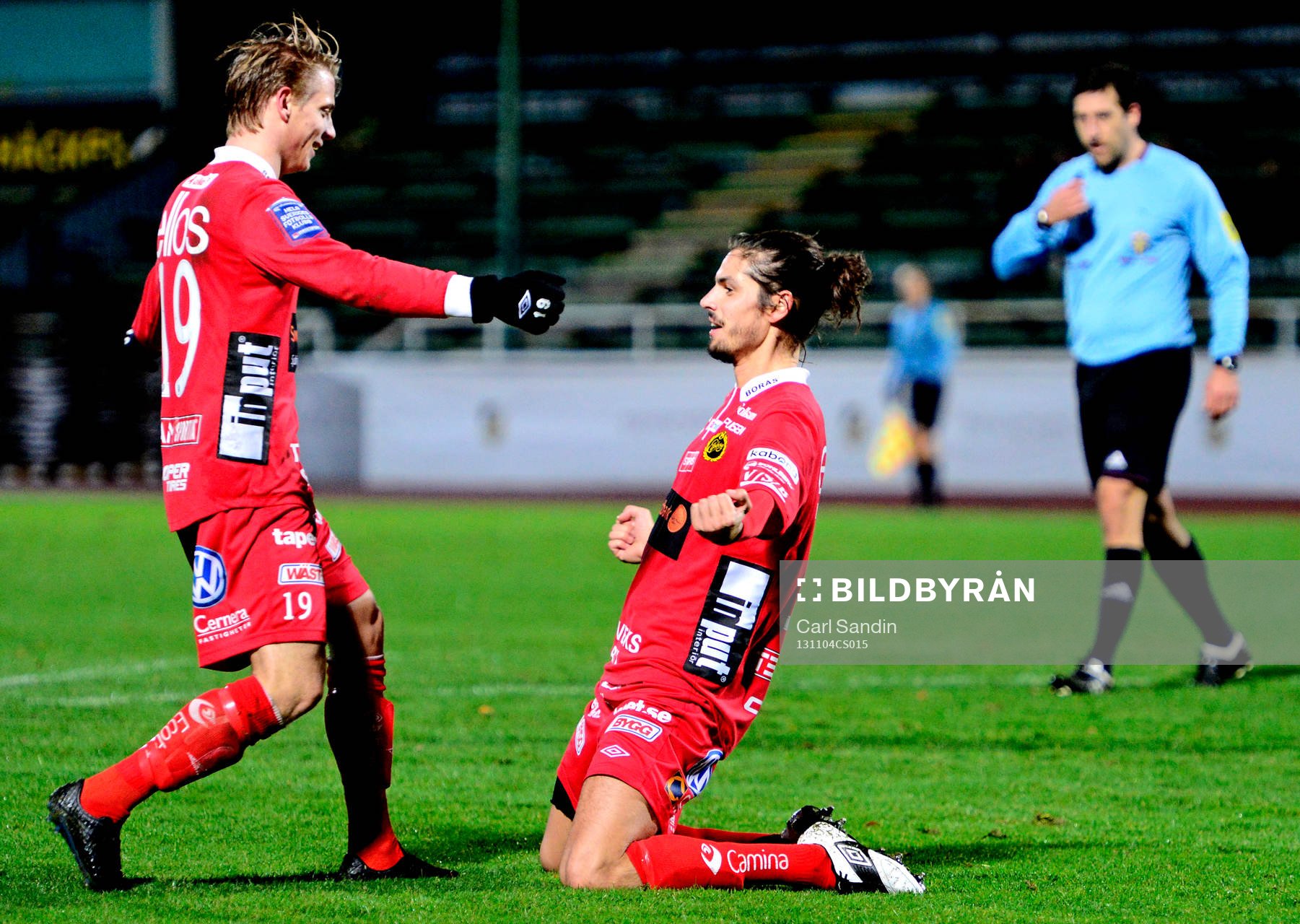 Elfsborgs Victor Rotting (th) firar med Simon Hedlund