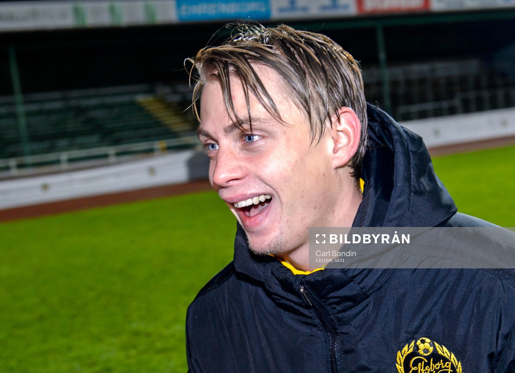 Elfsborgs Simon Hedlund ser glad ut