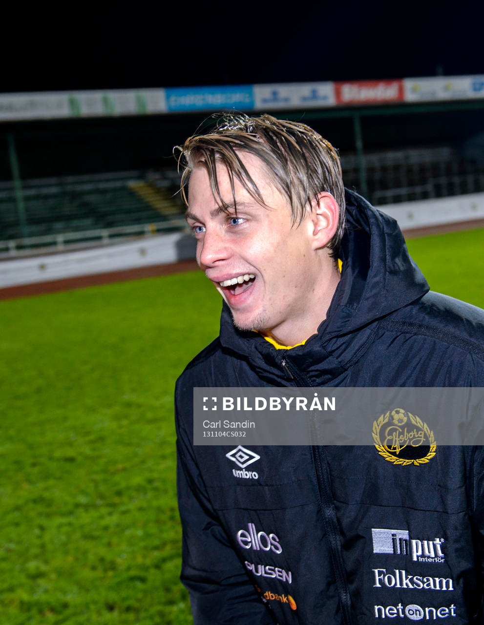 Elfsborgs Simon Hedlund ser glad ut