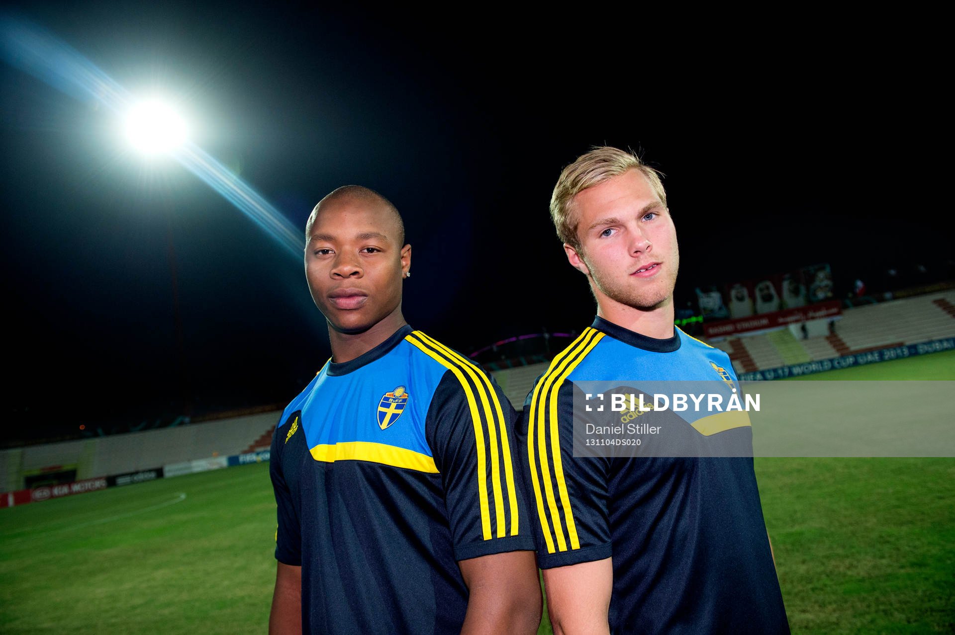 Sveriges Carlos Strandberg och Gustav Engvall