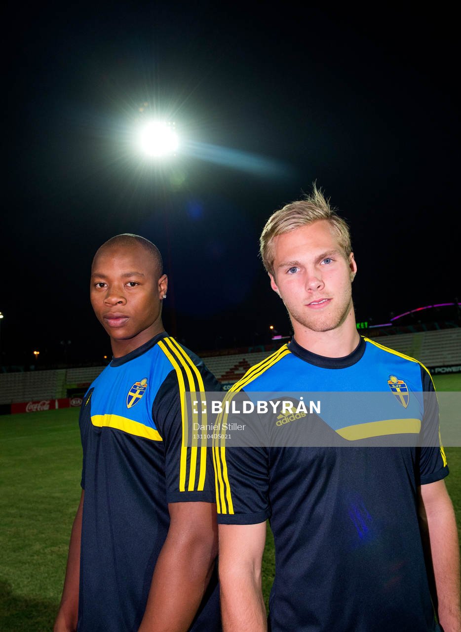 Sveriges Carlos Strandberg och Gustav Engvall