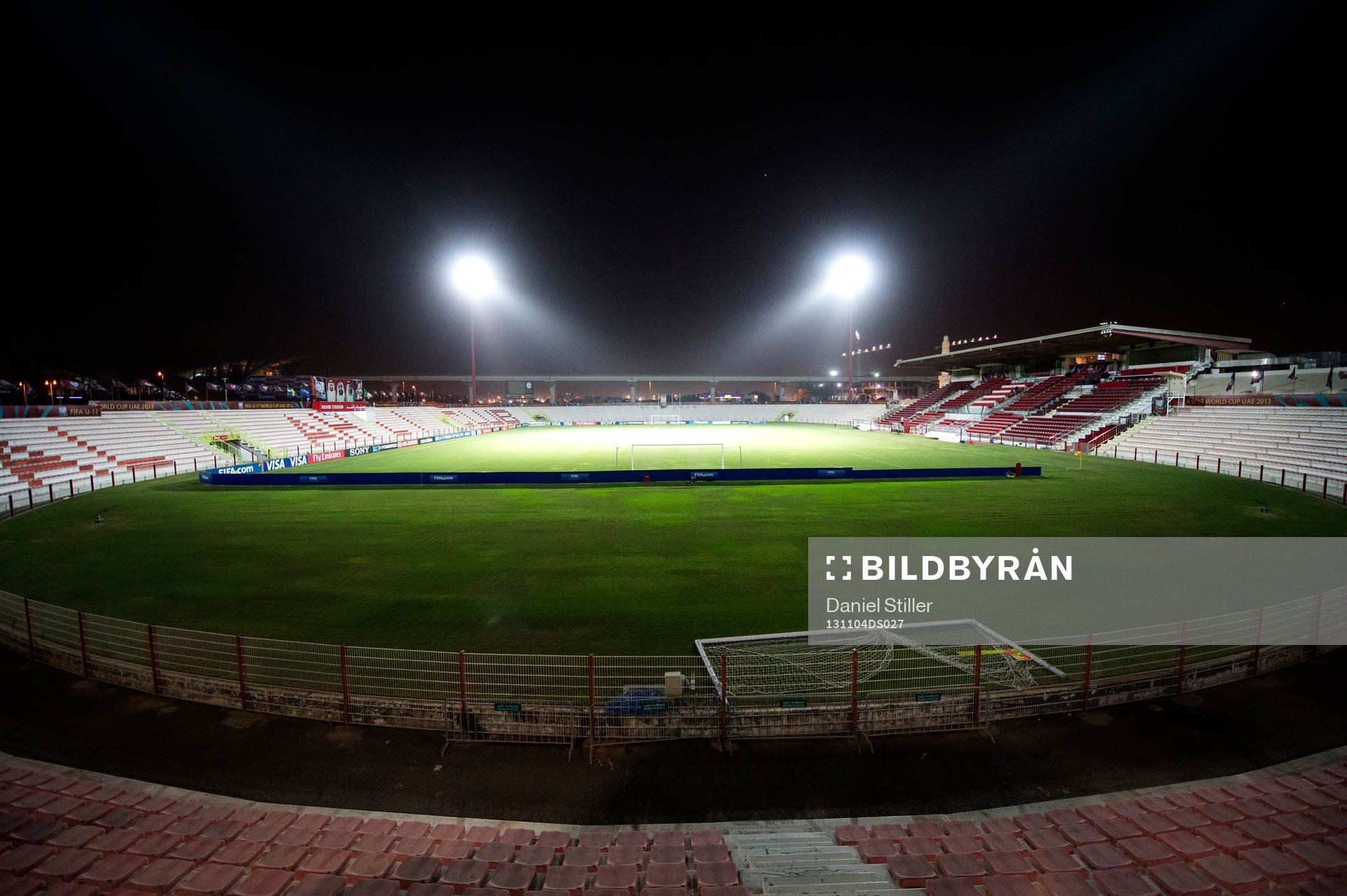 Rashid Stadium där Sverige imorgon skall möta Nigeria i