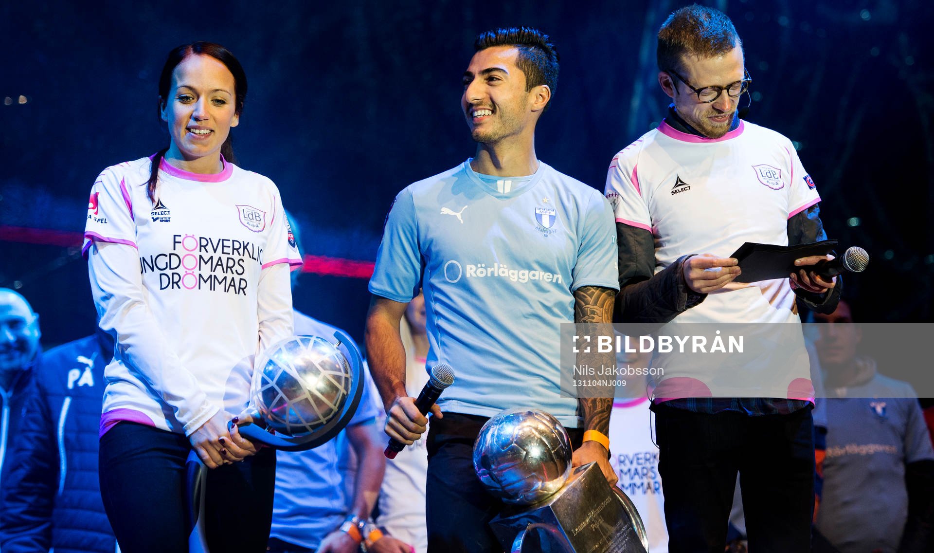 Malin Levenstad och Jiloan Hamad när Malmö FF och LDB