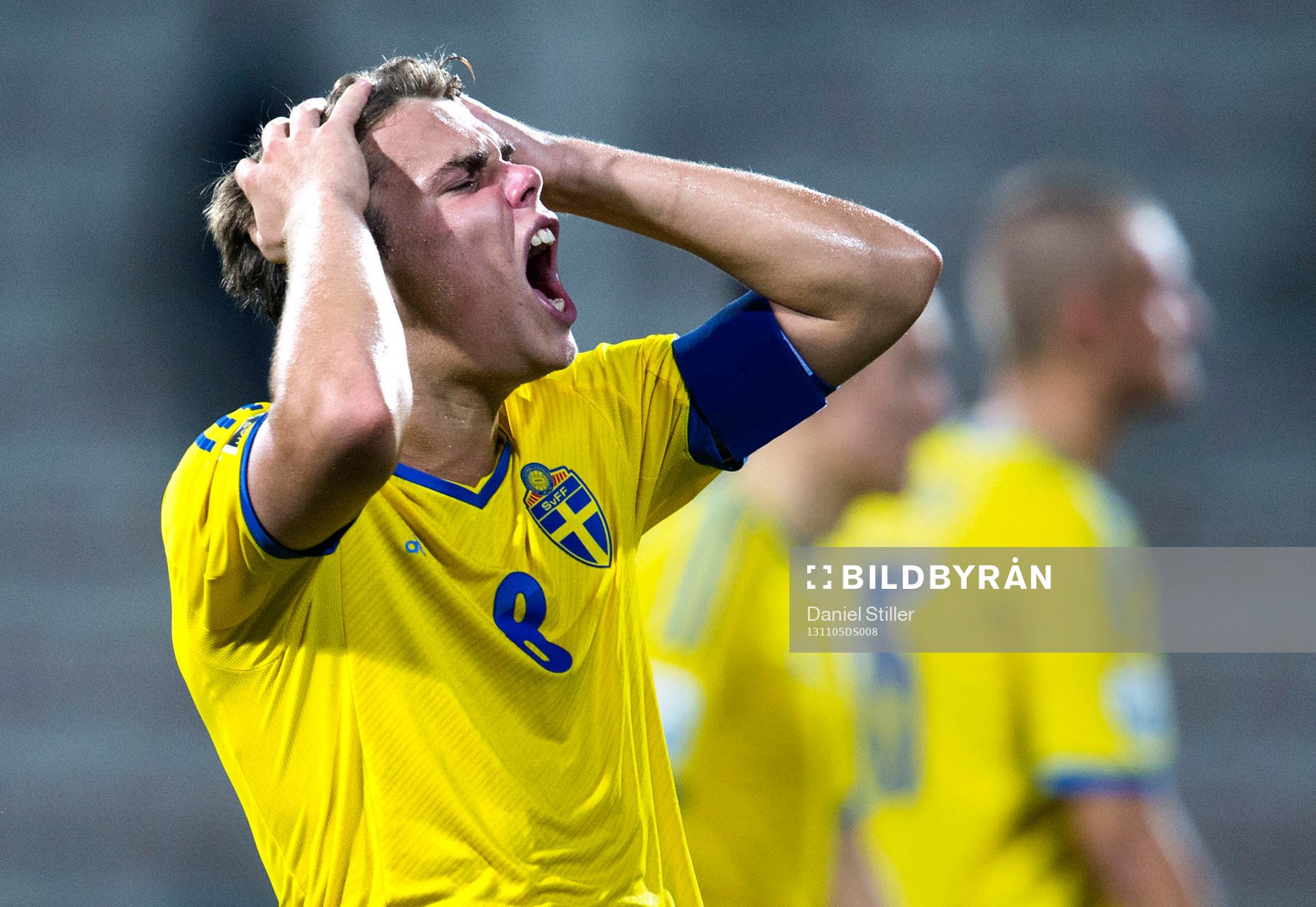 Sveriges Elias Andersson deppar