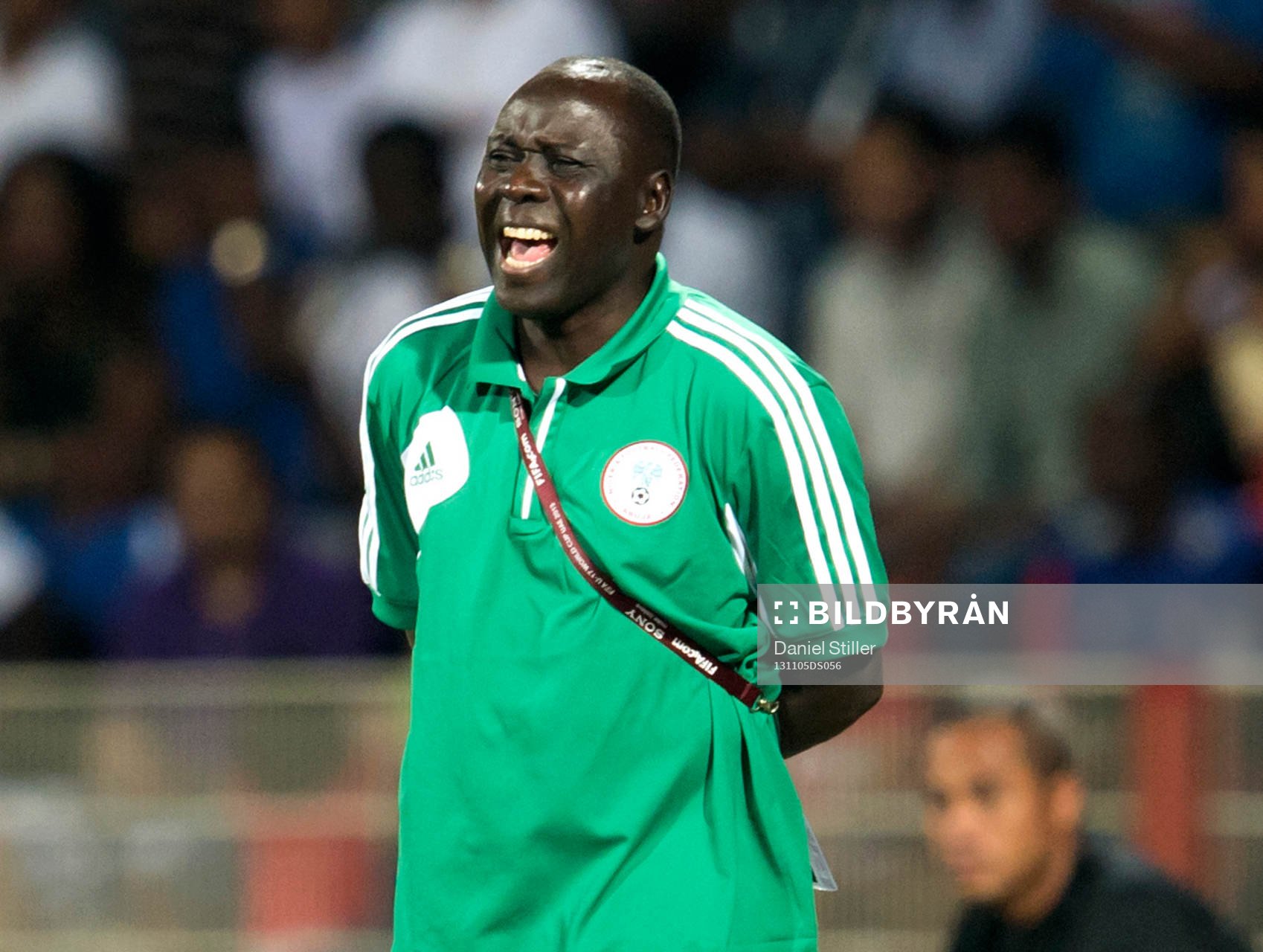 Nigerias förbundskapten Manu GARBA