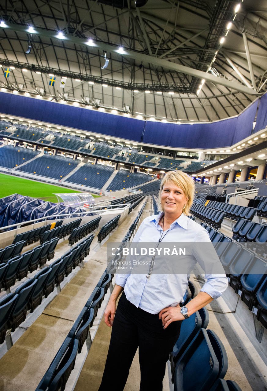 Sveriges kommunikationsansvarig Camilla Hagman
