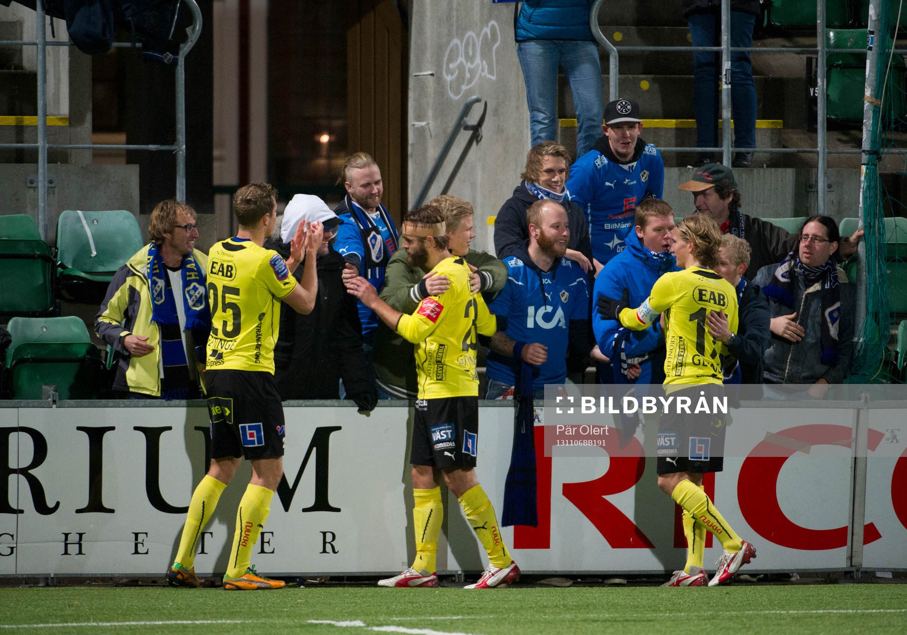 Halmstads Rickard Magyar , Jesper Westerberg  & Oliver