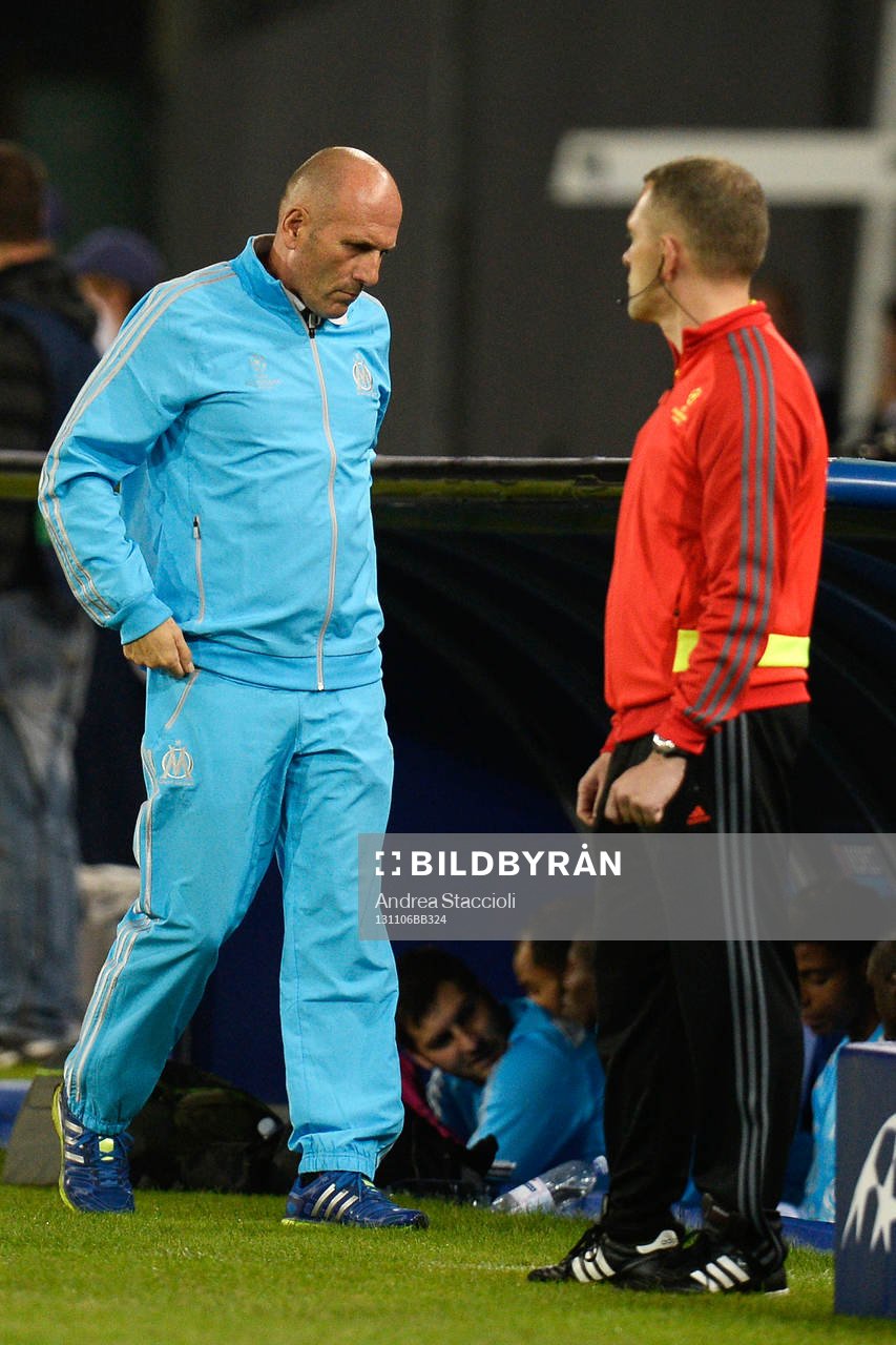 Elie Baup Marseille Napoli 06-11-2013 Stadio San Paolo