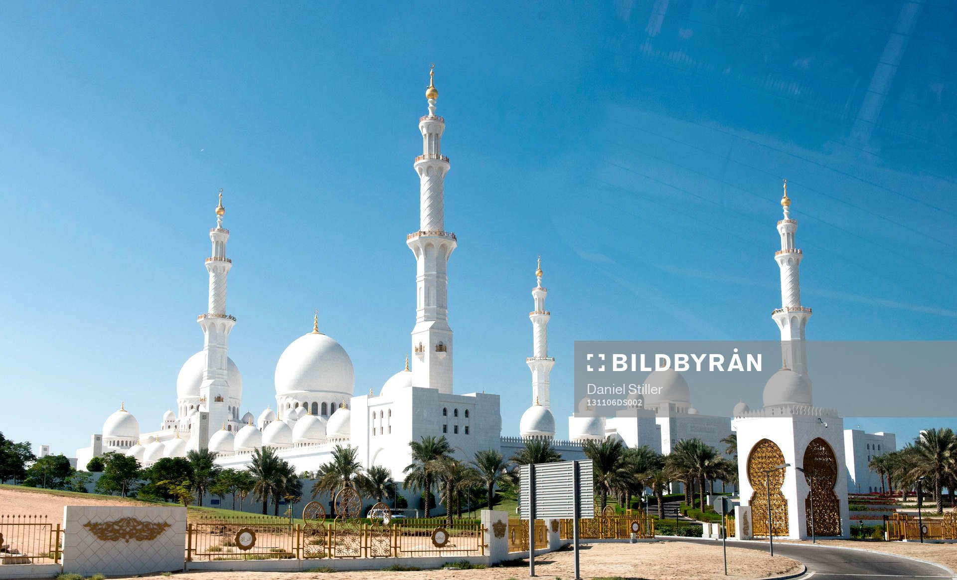 Schejk Zayed-moskén i Abu Dhabi dagen