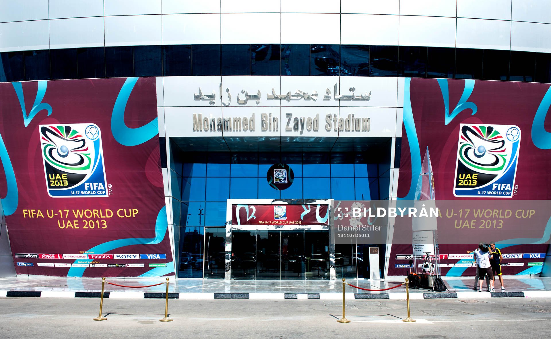 Mohammed Bin Zayed Stadium där Sverige skall spela matchen