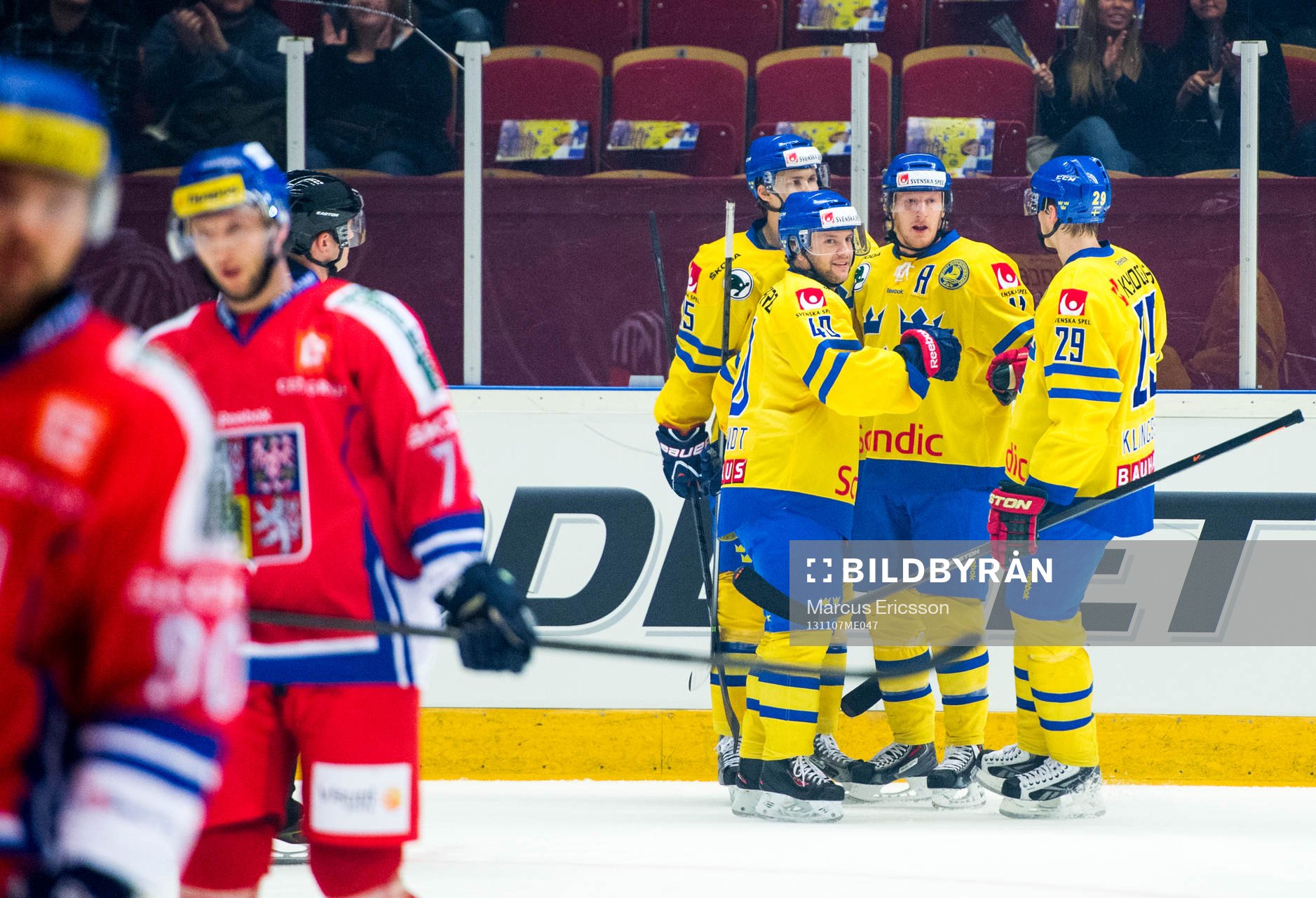 Sveriges David Ullström, Simon Hjalmarsson, Pär Arlbrandt