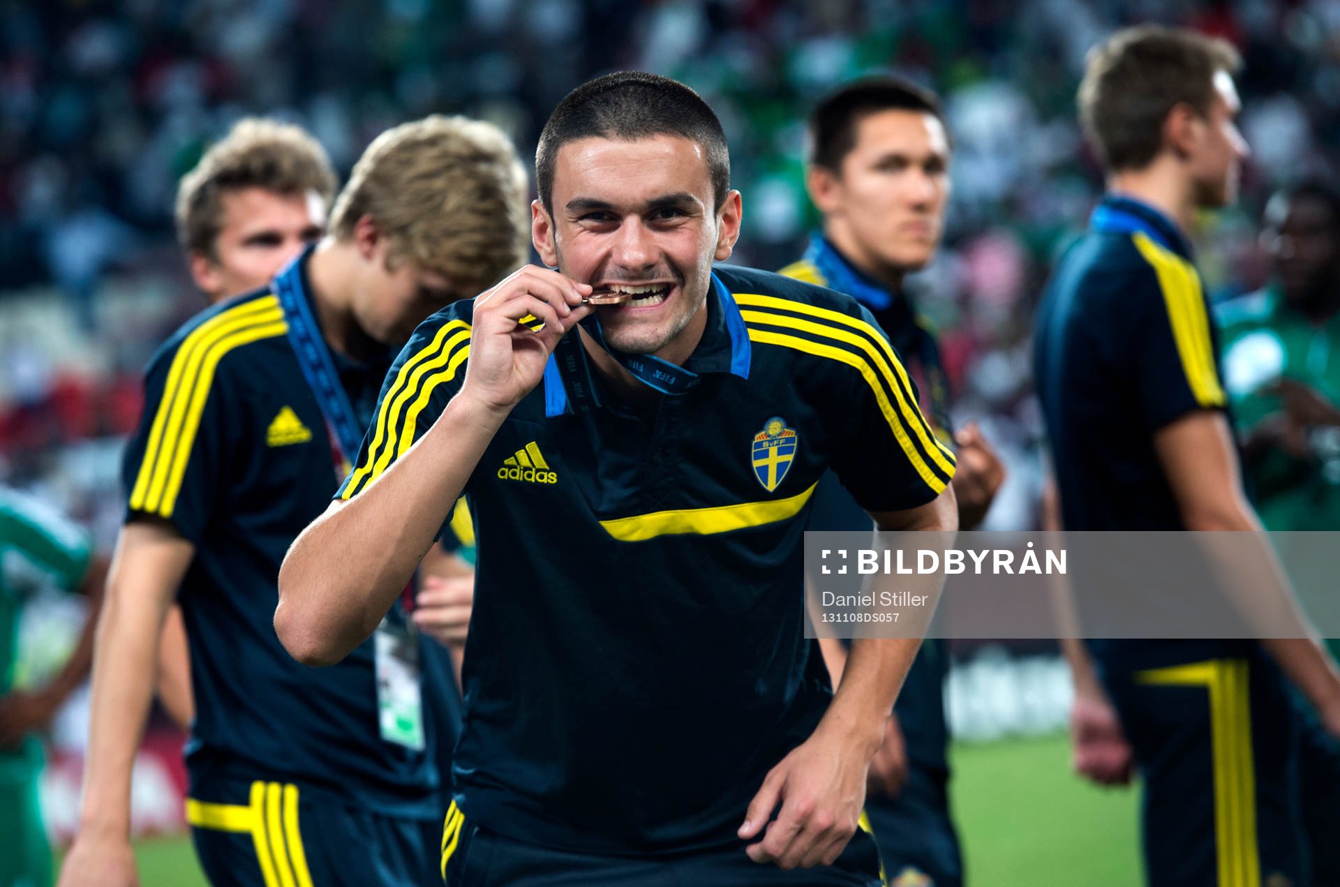 Sveriges Valmir Berisha biter i bronspengen