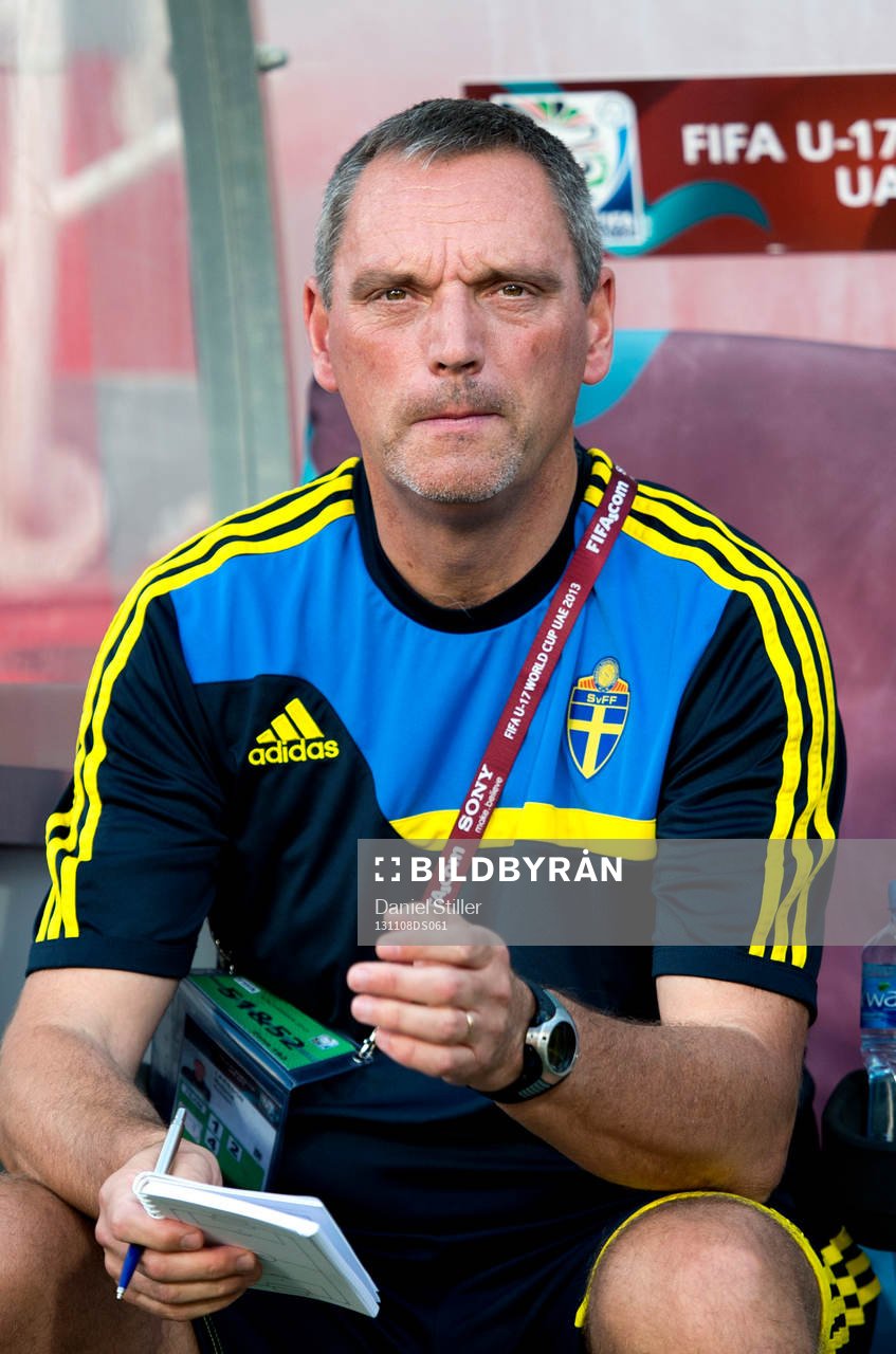 Sveriges förbundskapten Roland Larsson