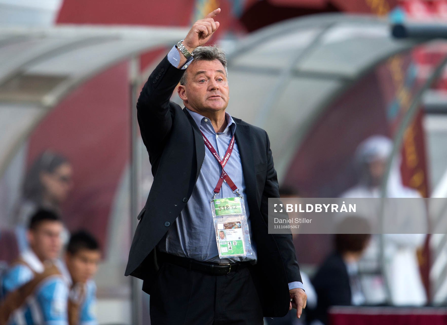 Argentinas förbundskapten Humberto Grondona