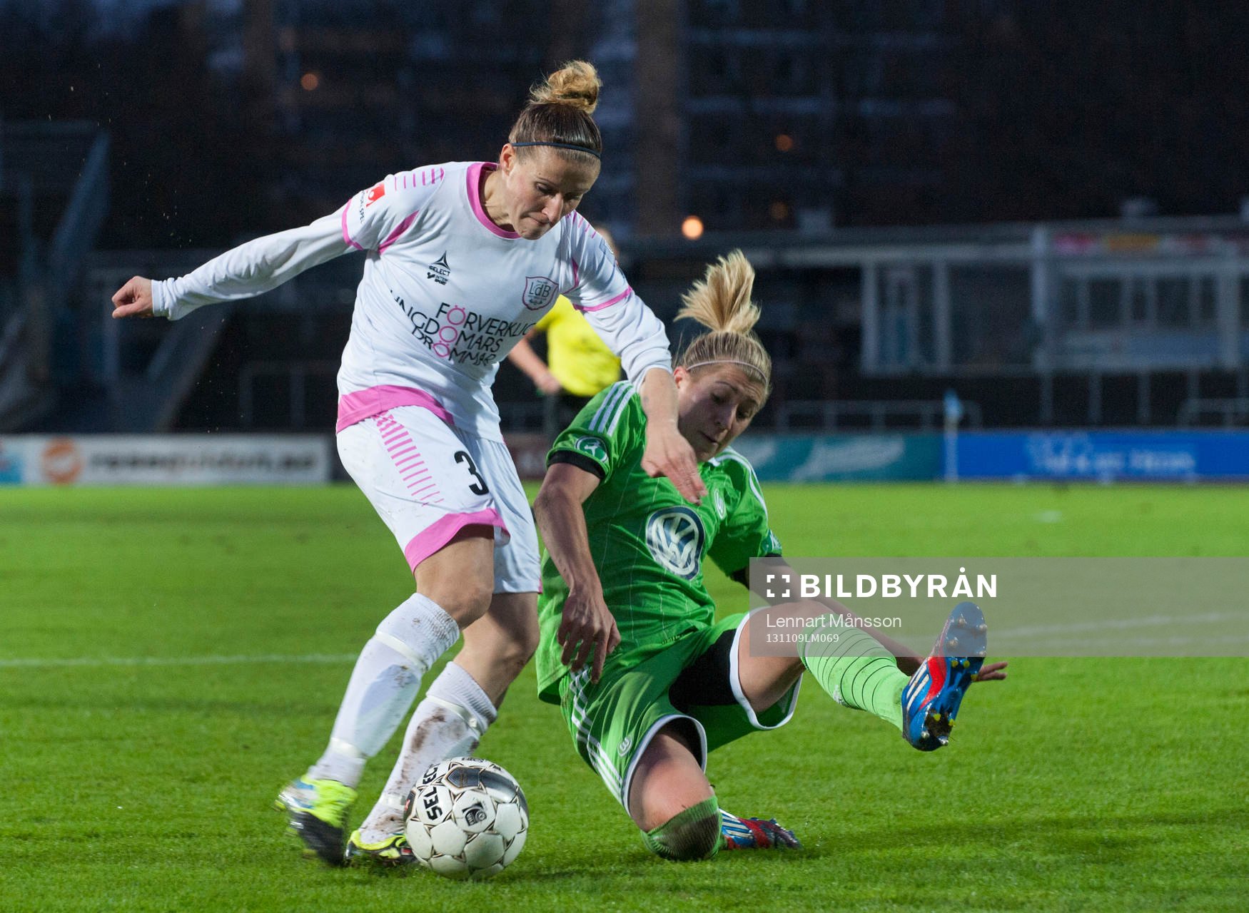 Åttondelsfinalen i  Womens Champions League mellan Ldb