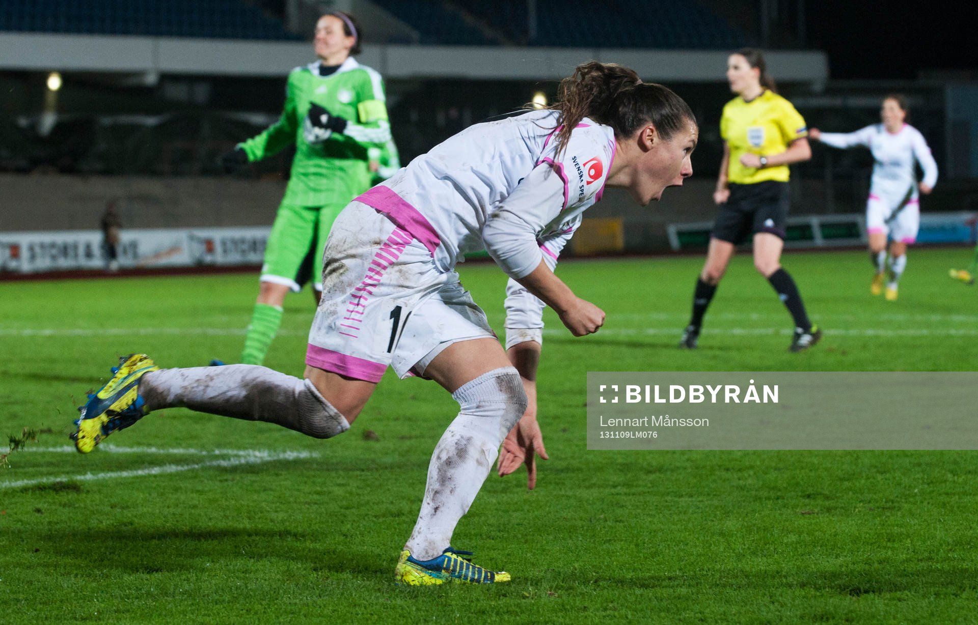 Malmös Ramona Bachmamnn har kvitterat till 1-1 i