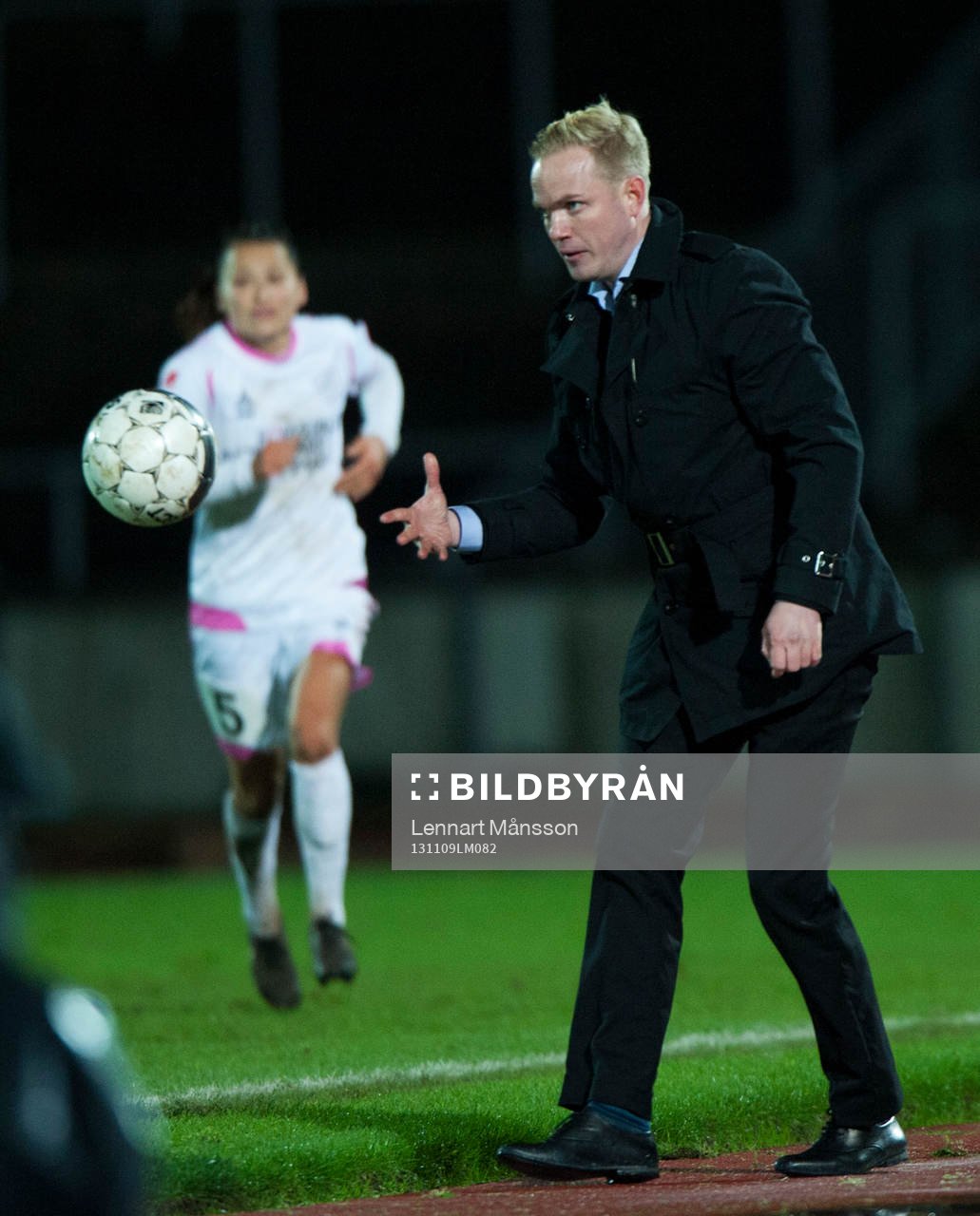 Malmös tränare Jonas Eidevall i åttondelsfinalen i