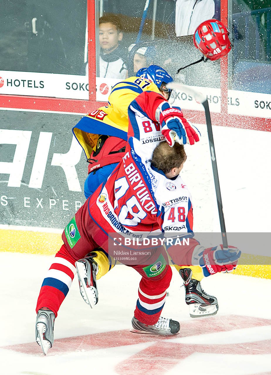 Sveriges Martin Thörnberg och Rysslands Evgeniy Biryukov