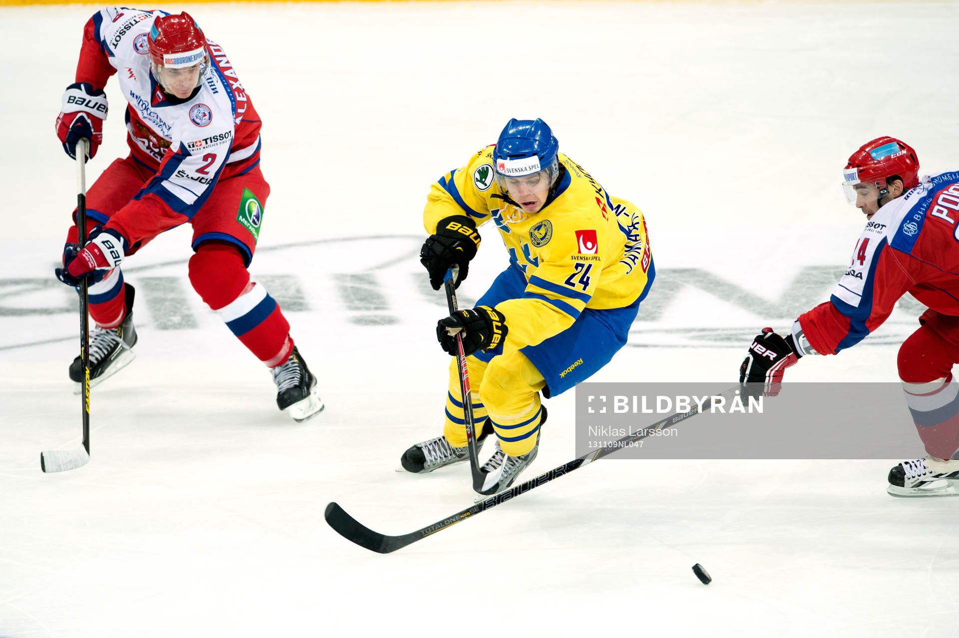 Sveriges Mattias Janmark-Nylén och Rysslands Yury