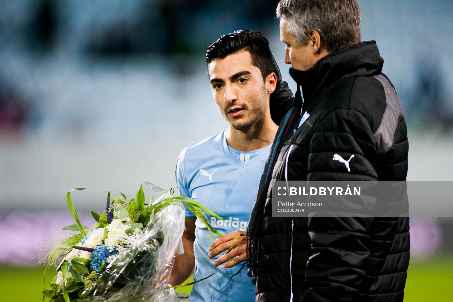 Malmös Jiloan Hamad och sportchef Per Ågren