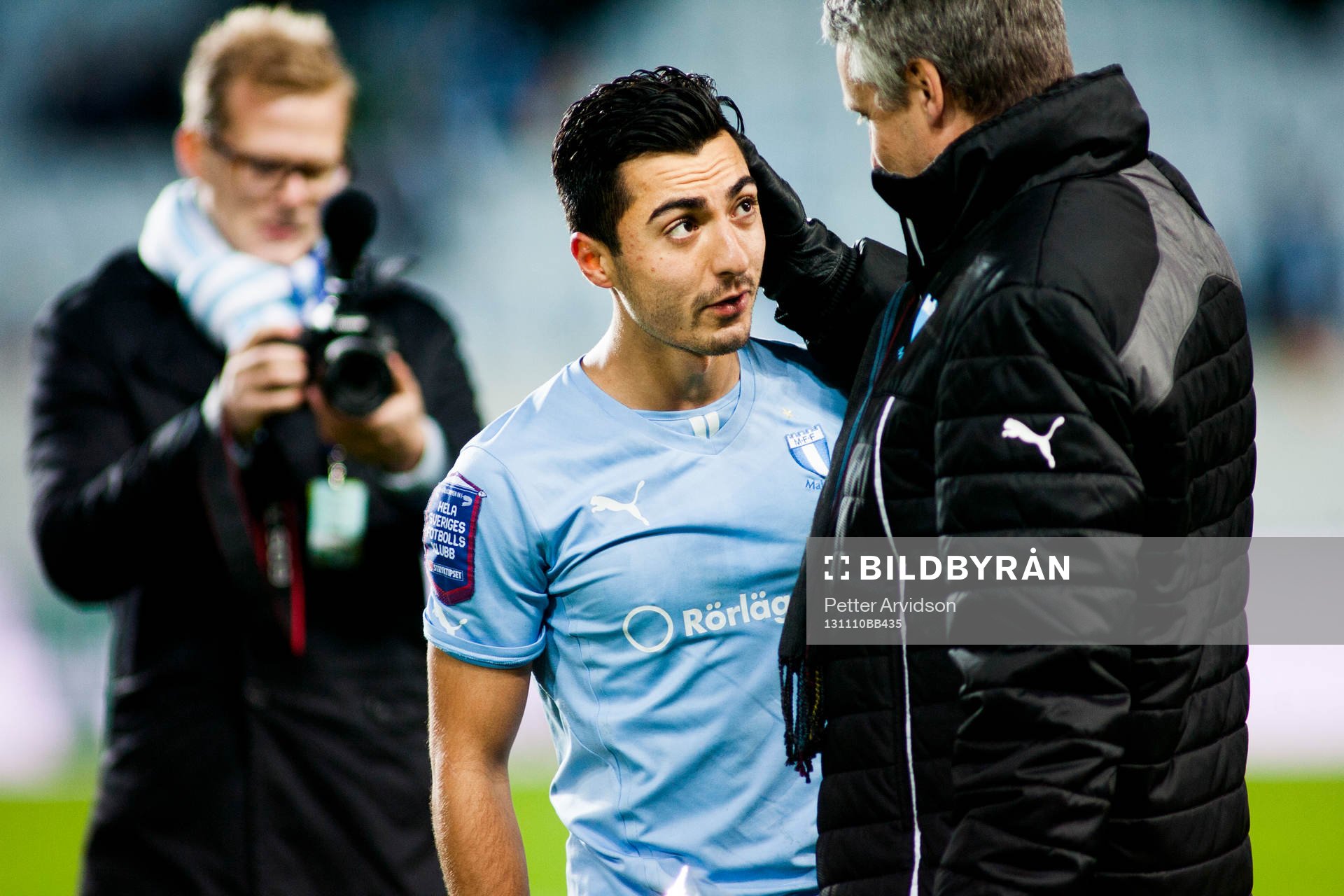 Malmös Jiloan Hamad och sportchef Per Ågren