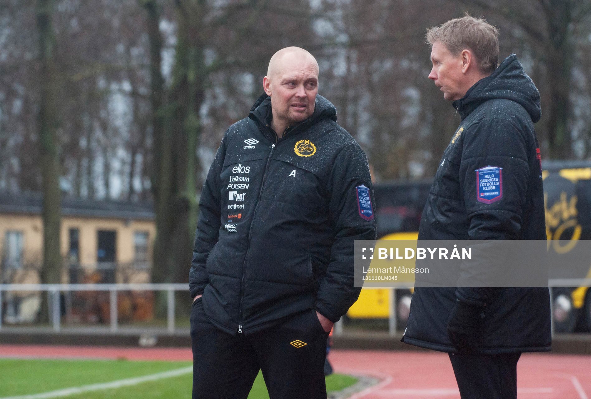 Elfsborgs tränare Klas Ingesson och Peter Wettergren i
