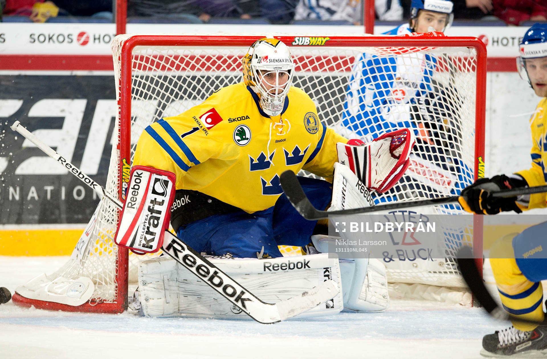 Sveriges målvakt Henrik Karlsson