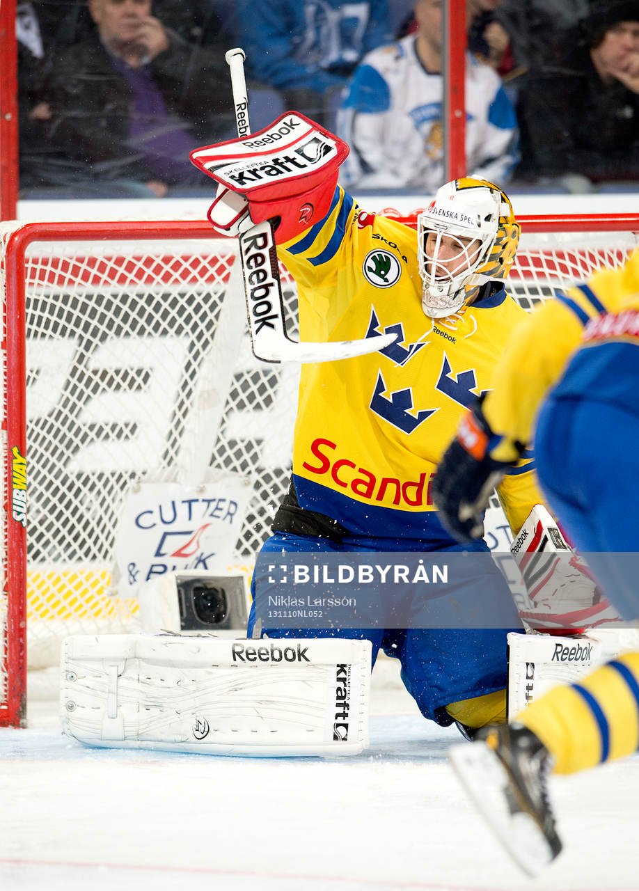 Sveriges målvakt Henrik Karlsson