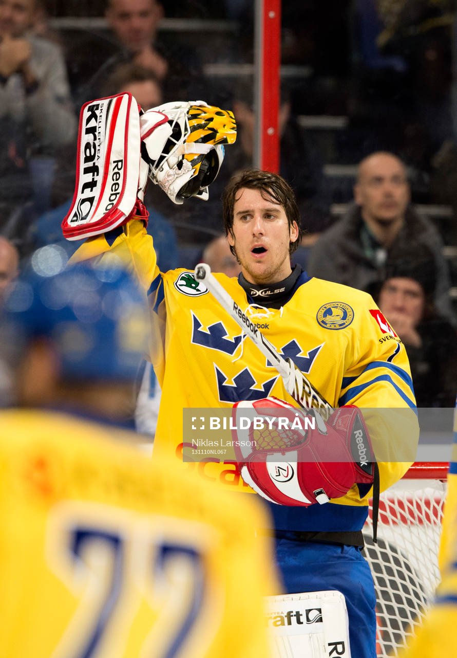 Sveriges målvakt Henrik Karlsson