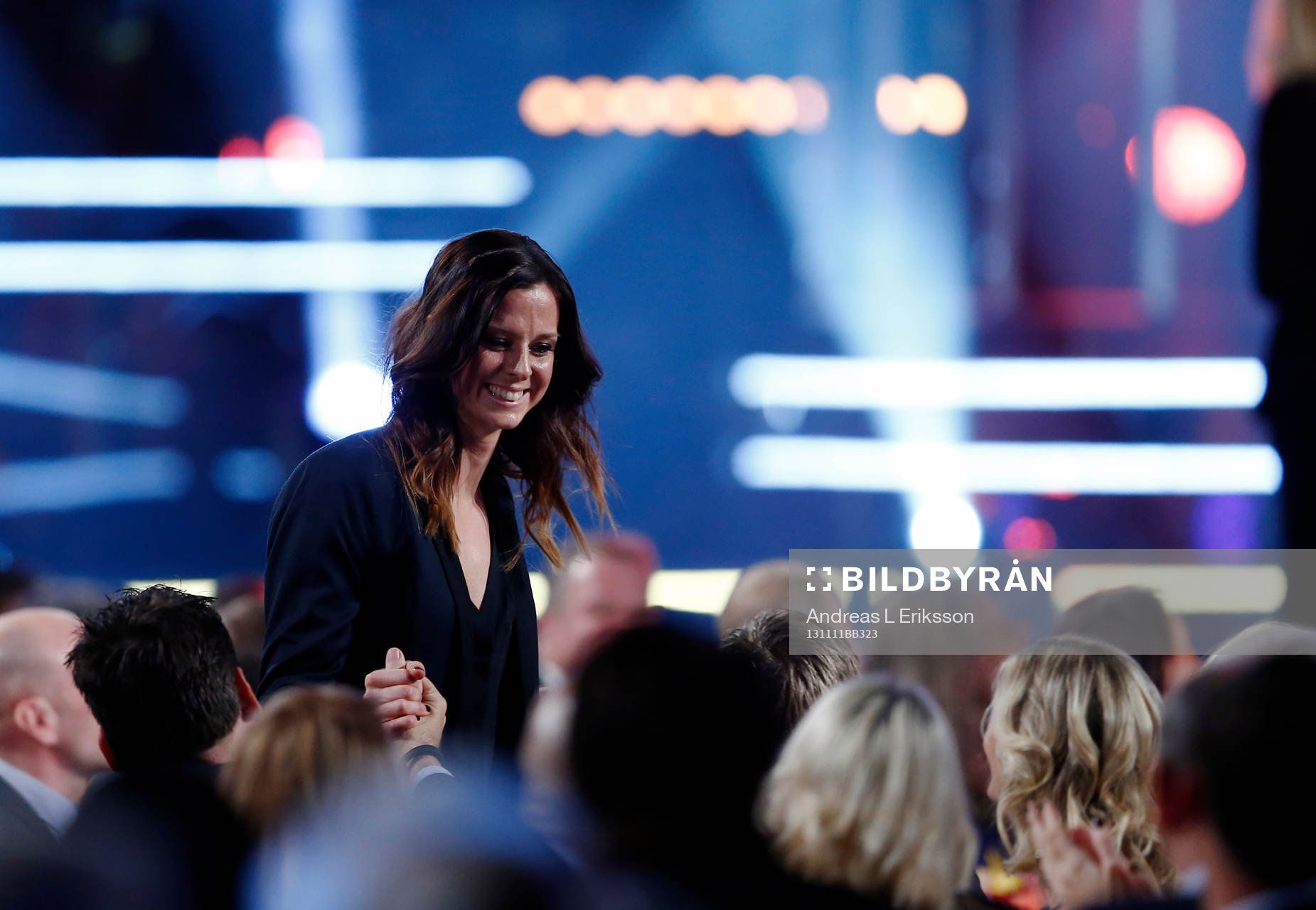 Ken och Ebbot delade ut priset Årets Forward Lotta Schelin