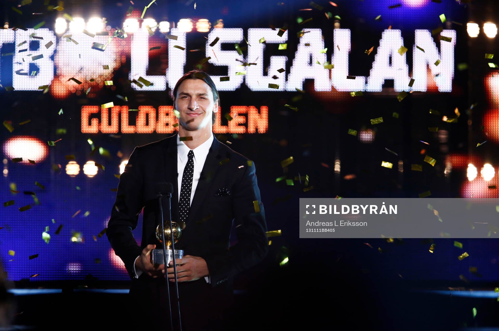 Zlatan Ibrahimovic fick Guldbollen