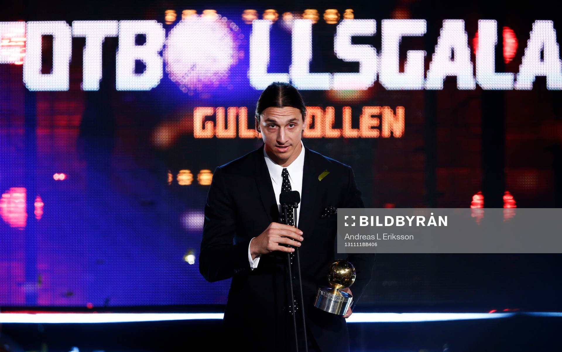 Zlatan Ibrahimovic fick Guldbollen