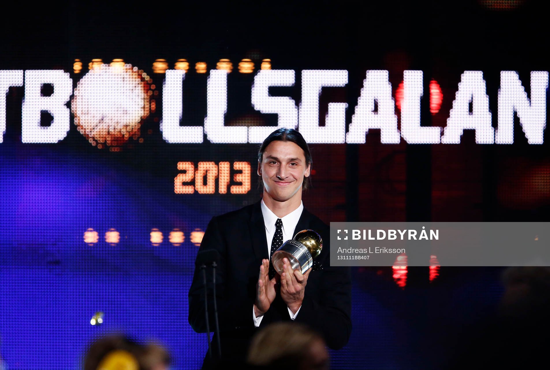 Zlatan Ibrahimovic fick Guldbollen